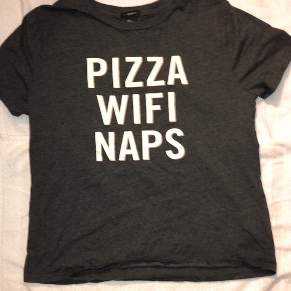 Forever 21 Tops - Women’s Charcoal Grey Graphic T-Shirt Size Large